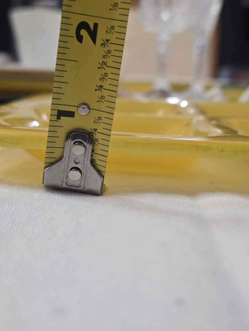 Izabel Lam 4 Compartment Art Glass Citrine Yellow 7.75